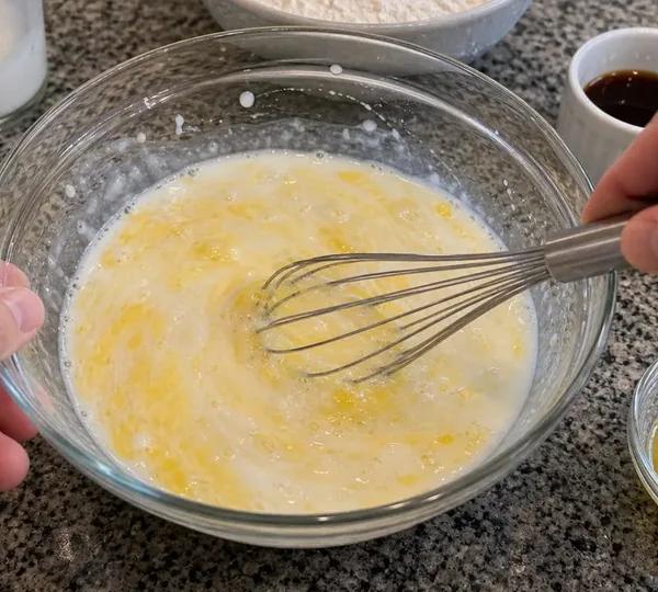 Step 2: Mix the wet