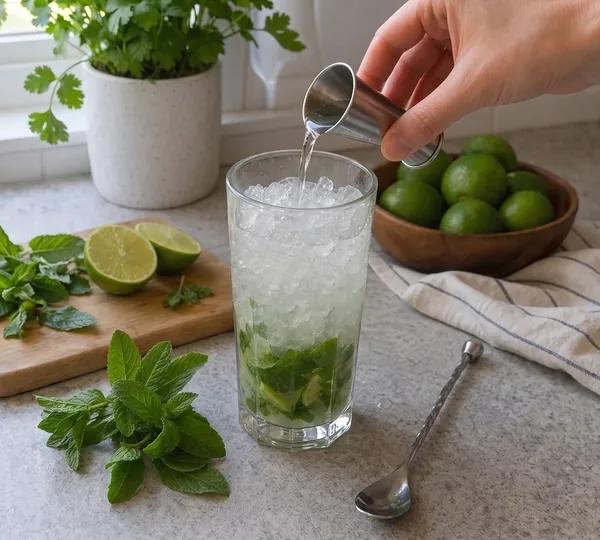 Step 2: Add Lime and Rum