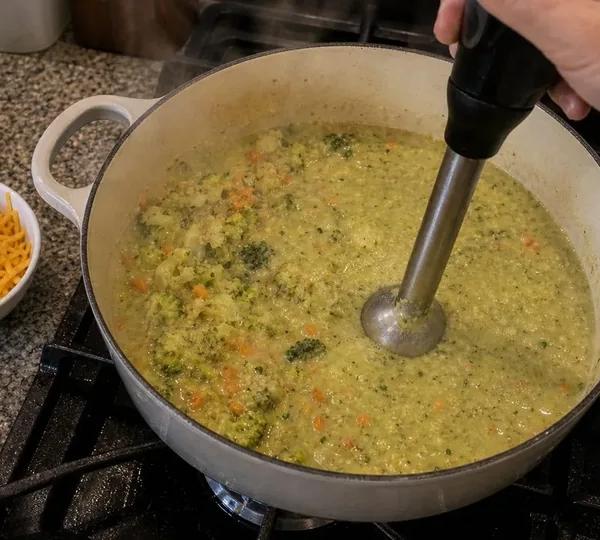 Step 5: Stir in the grated Cheddar