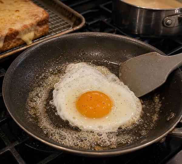 Step 10: Fry the egg