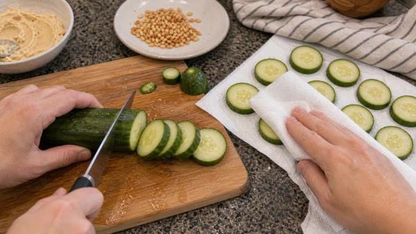 Step 4: Slice the Cucumber