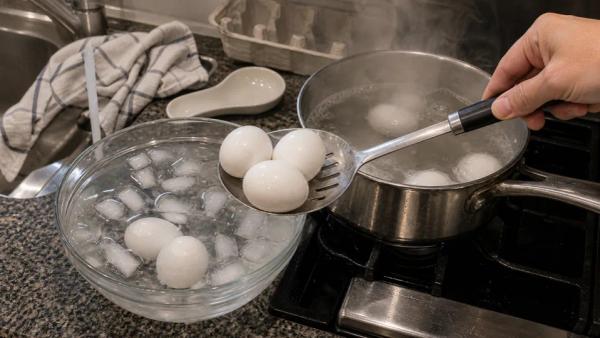 Step 1: Boil the eggs