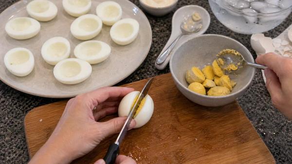 Step 2: Halve and scoop