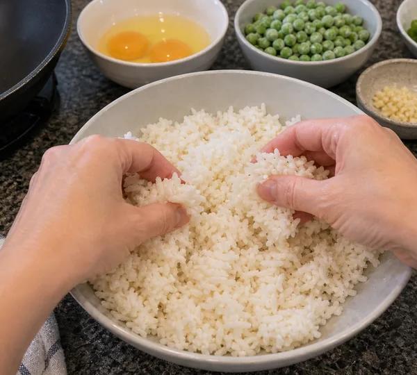 Step 1: Break up the Rice