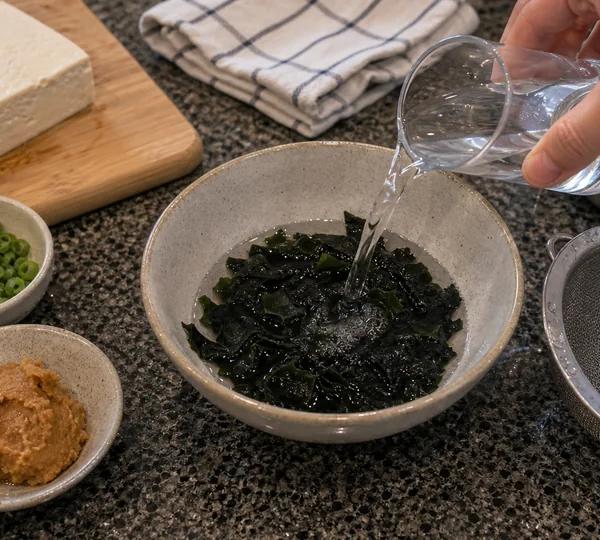 Step 1: Hydrate the Wakame