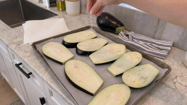 Step 1: Prep Eggplant