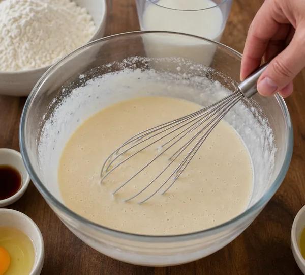 Step 1: Whisk the batter