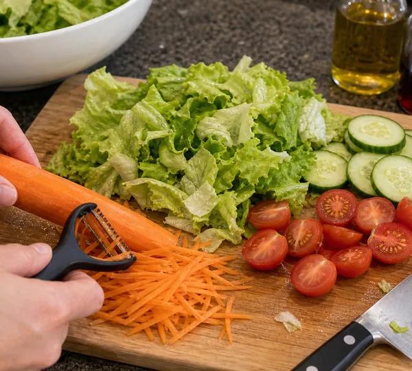 Step 1: Prep the veg