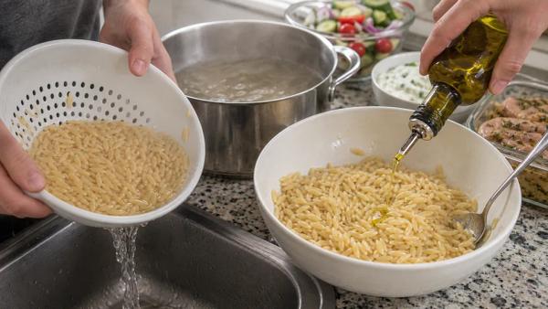 Step 2: Cook the orzo