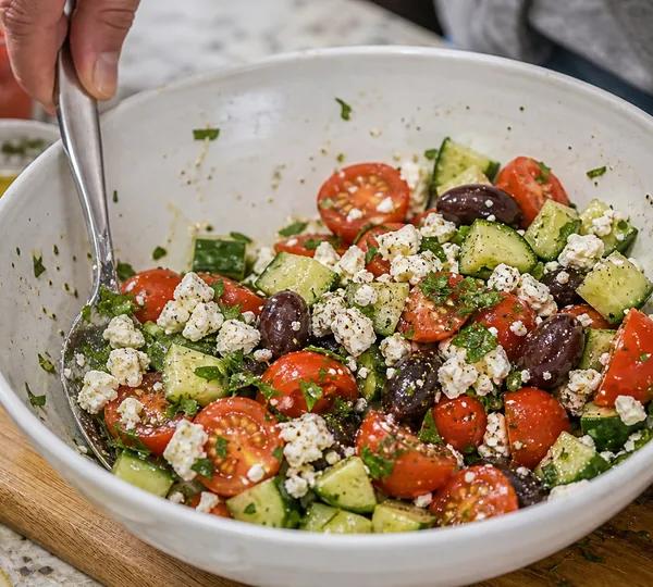 Step 6: Make the salad