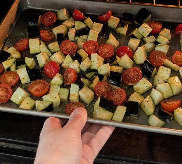 Step 1: Roast the Veg