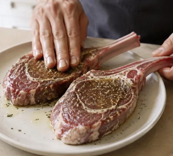 Step 4: Take the lamb chops out