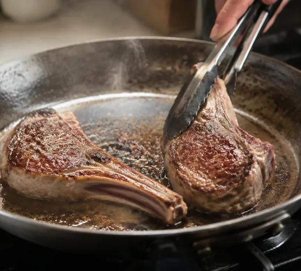 Step 7: Lay the chops