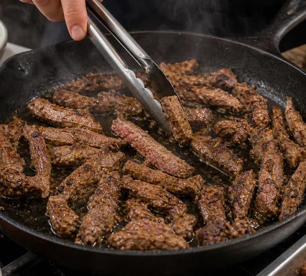 Step 6: Sear lamb