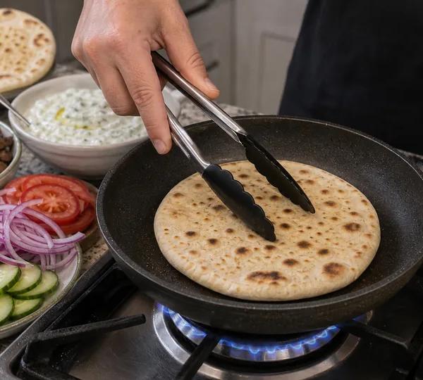 Step 8: Warm the Pita