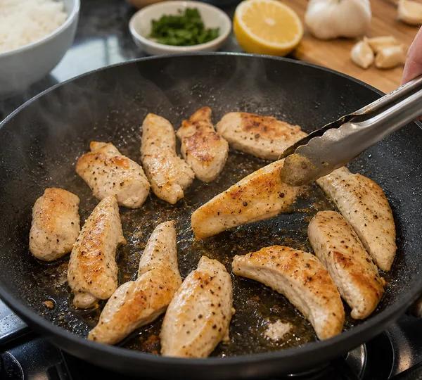 Step 2: Cook the chicken
