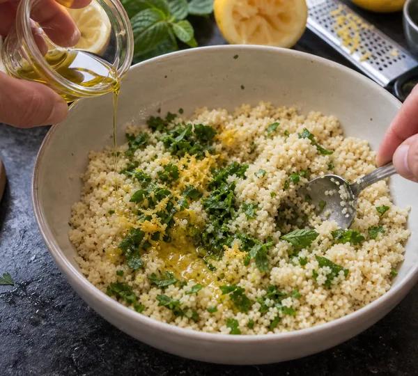 Step 4: Add Herbs & Lemon