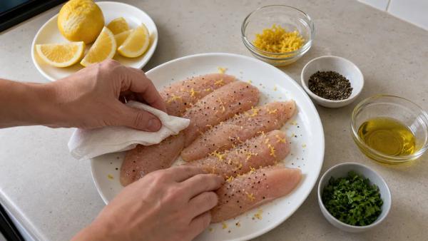 Step 3: Season the tenders