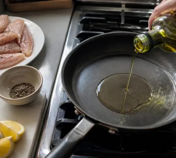 Step 2: Heat Pan
