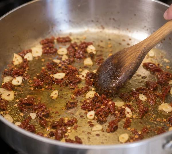Step 2: Sizzle the aromatics