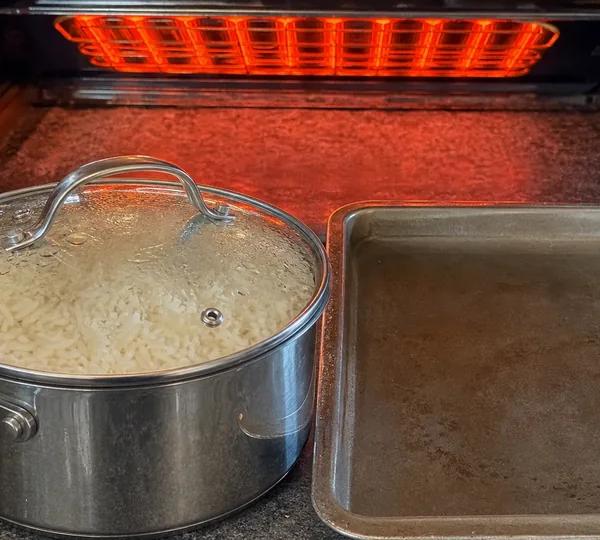 Step 1: Grill On, Rice On