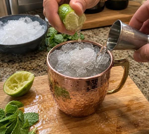 Step 5: Drop the spent lime shell