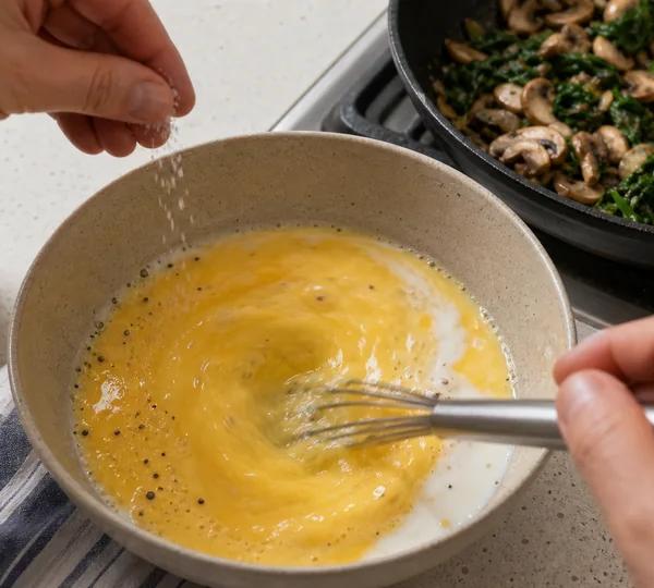 Step 6: Whisk Eggs