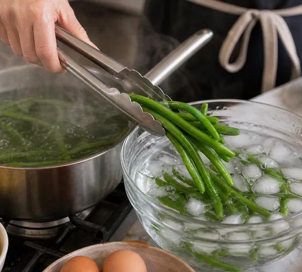 Step 3: Blanch the beans