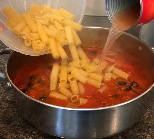 Step 2: Pasta Straight In