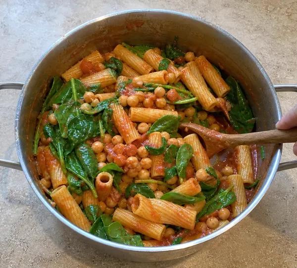 Step 4: Greens & Chickpeas