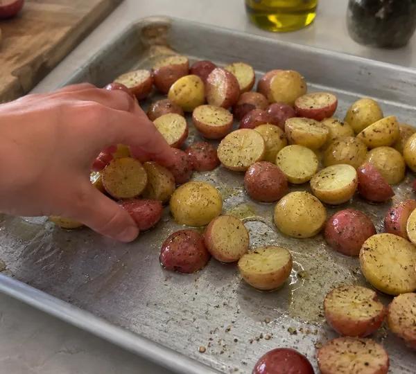 Step 1: Roast Potatoes