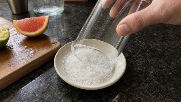 Step 1: Salt the rim