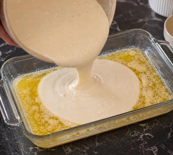 Step 3: Pour — don't stir
