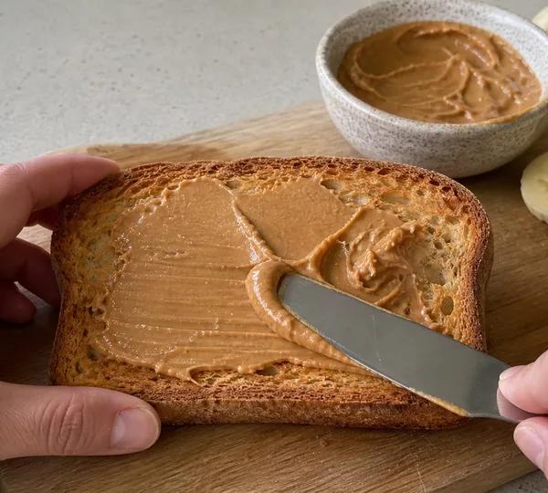 Step 2: Spread Peanut Butter