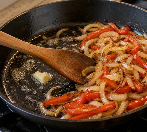 Step 2: Soften the veg