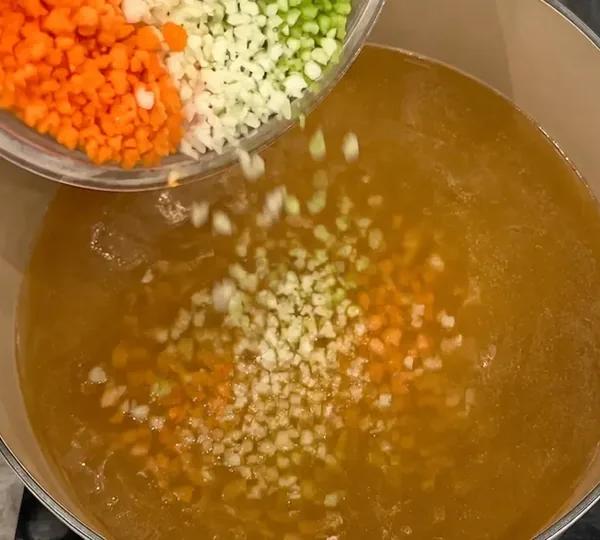 Step 4: Simmer the Veg