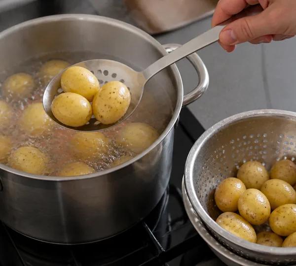 Step 1: Boil the potatoes