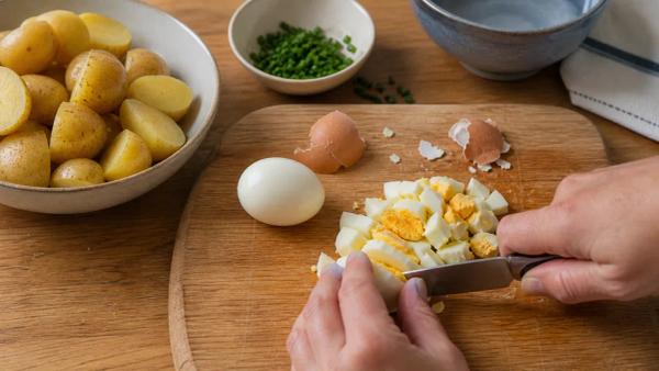 Step 2: Boil the eggs