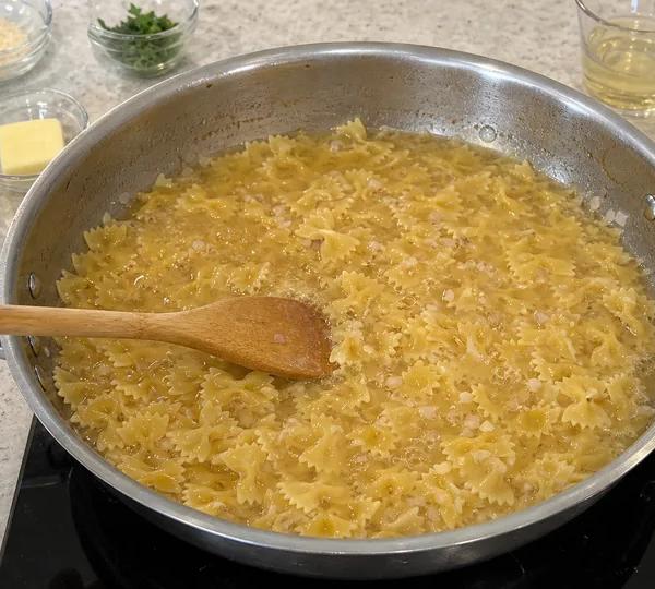 Step 7: Reduce heat to medium-low