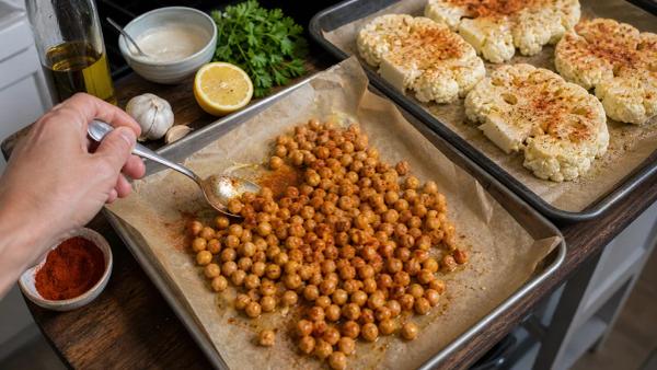 Step 3: Roast Chickpeas