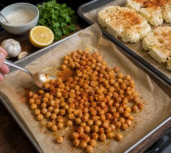Step 3: Roast Chickpeas