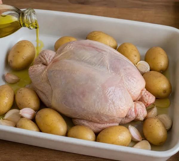 Step 2: Oil the dish
