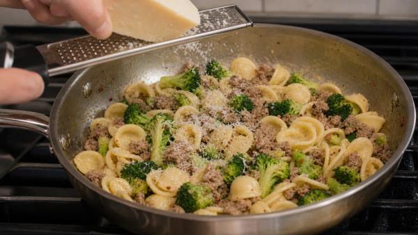 Step 5: Finish with parmesan