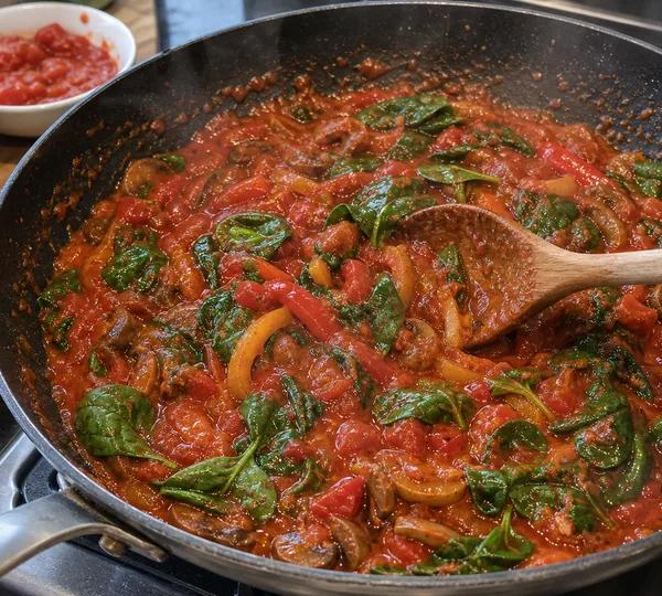 Step 3: Simmer Sauce