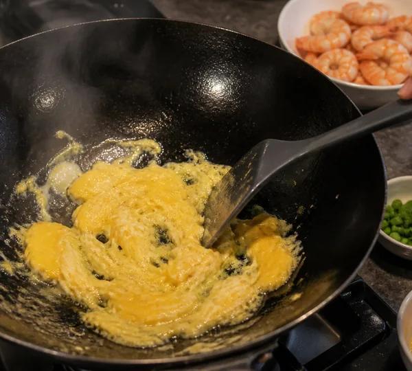Step 2: Scramble the egg