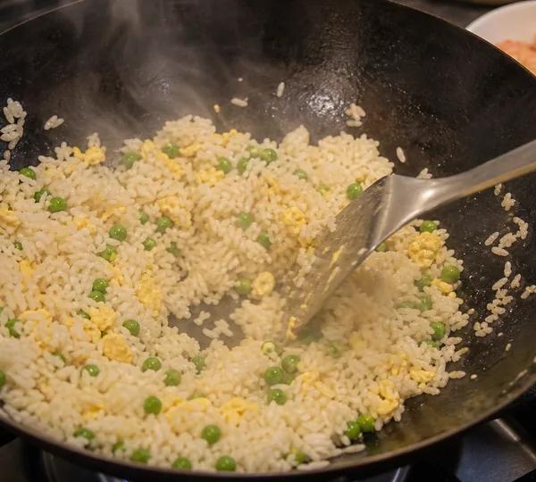 Step 3: Fry the rice
