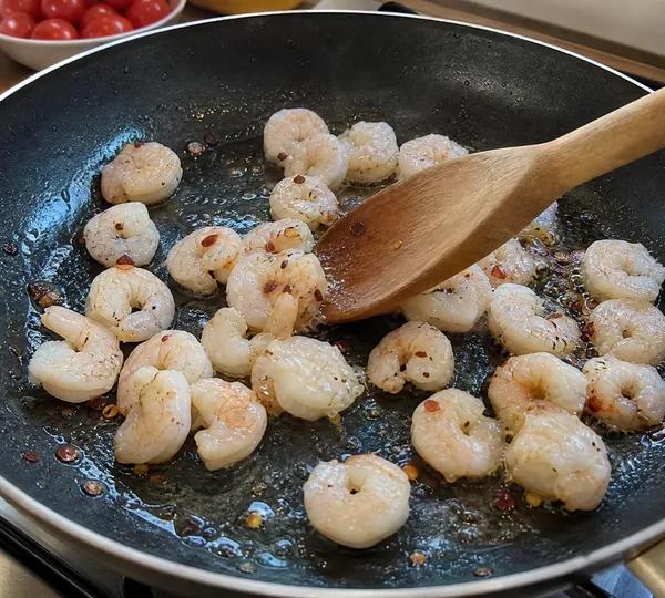 Step 5: Cook Shrimp