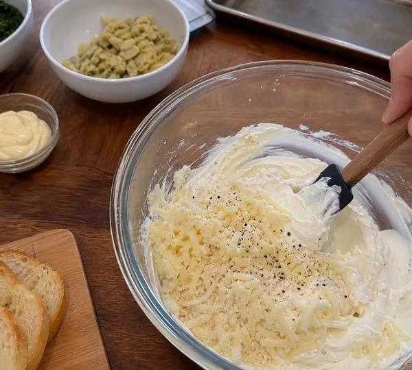 Step 2: Beat together cream cheese
