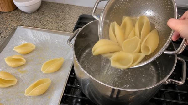 Step 1: Cook Shells