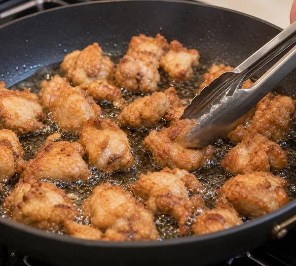 Step 2: Fry until crispy